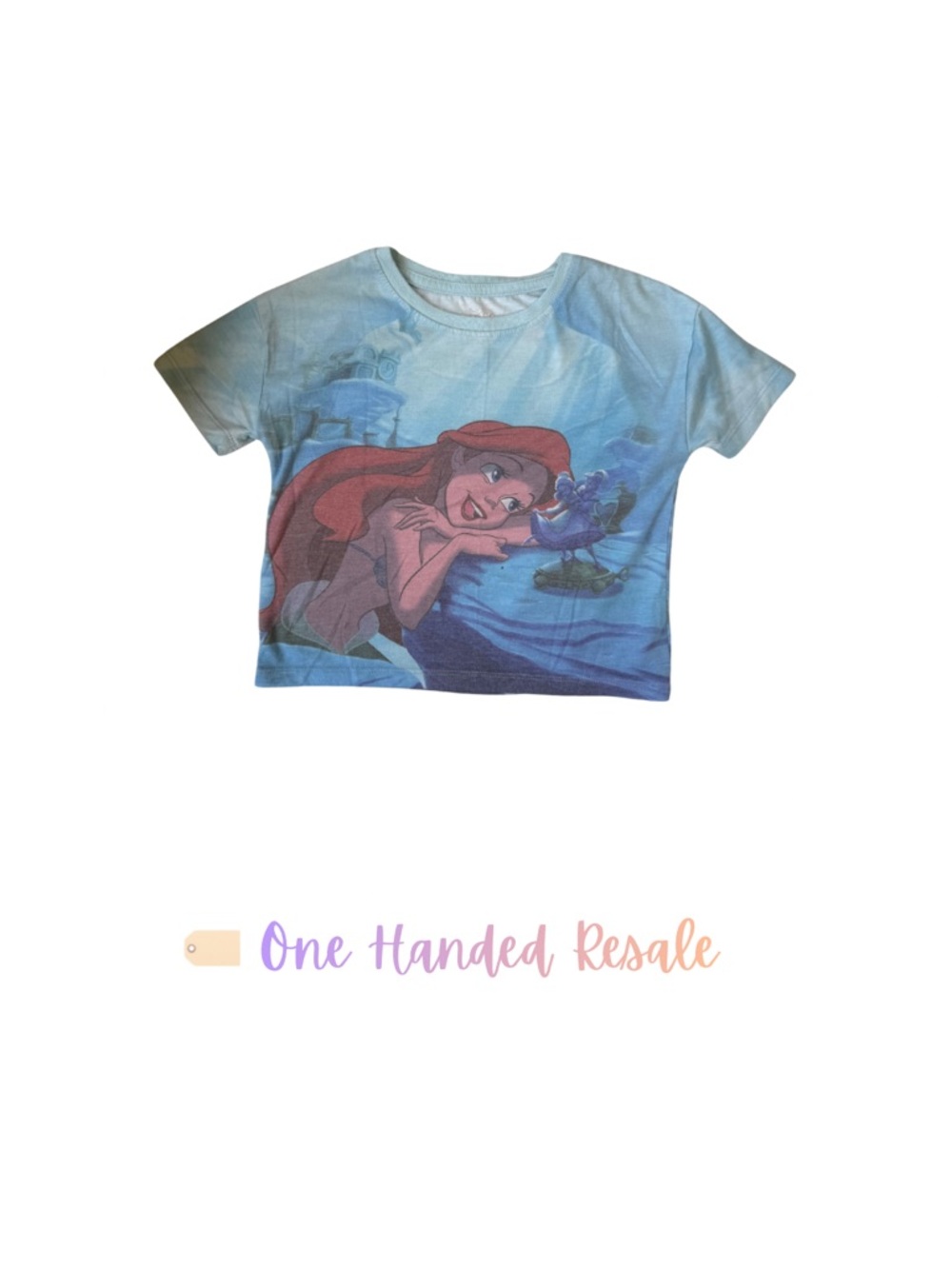 🧜‍♀️ Disney Little Mermaid Ariel Short Sleeve Ocean Mermaid Tee 5